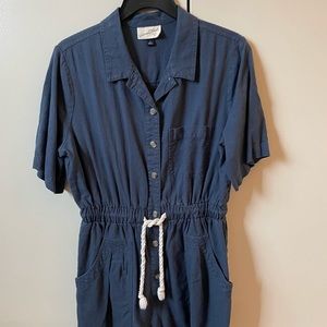 Linen Blend Romper